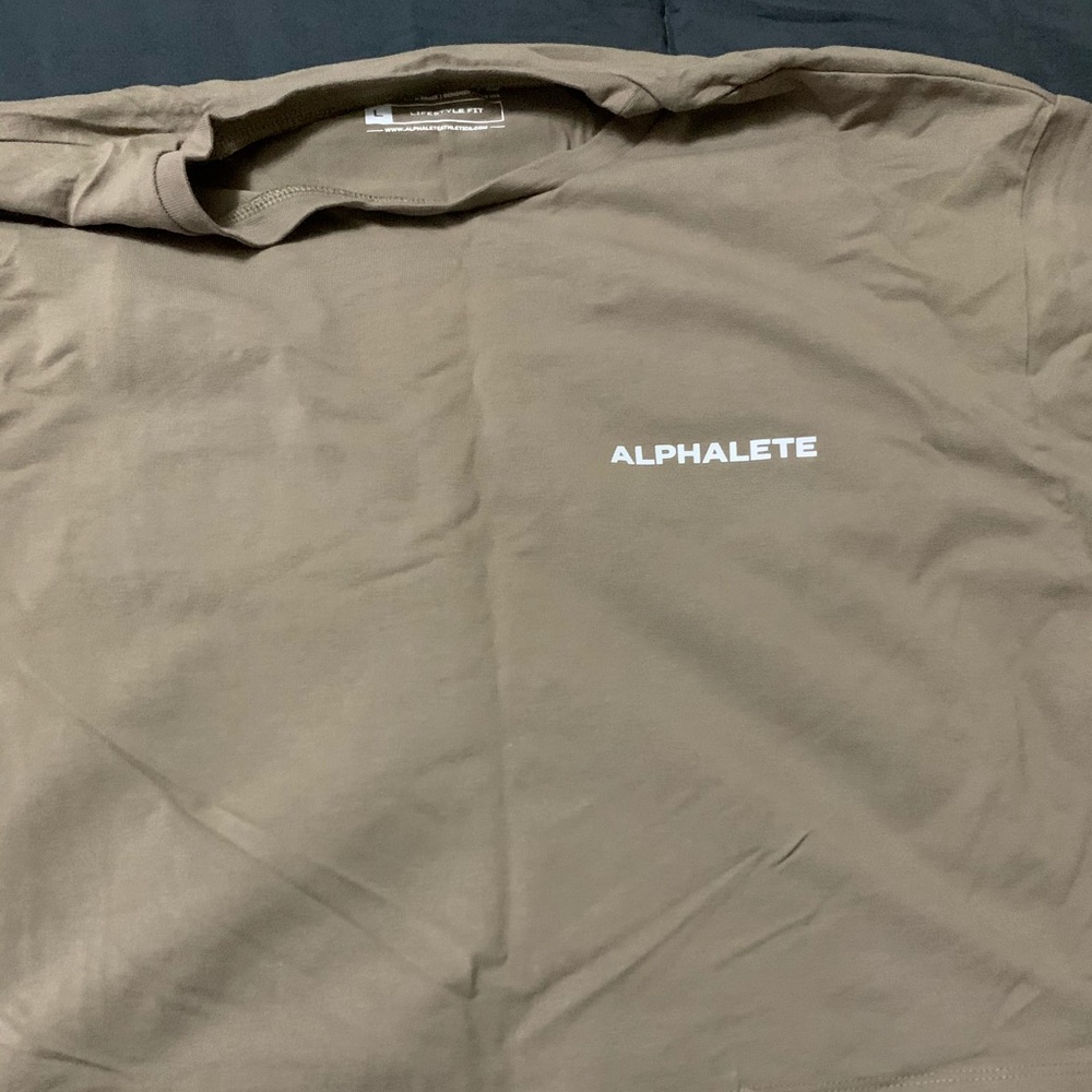 Alphalete long sleeve crop top - large